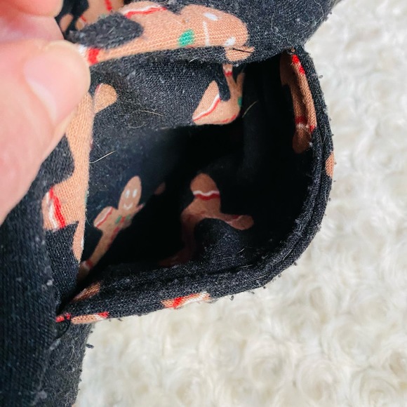 Better Together Gingerbread Men Jogger Fleece Lined Loungewear Pants Medium NEW - Picture 6 of 9